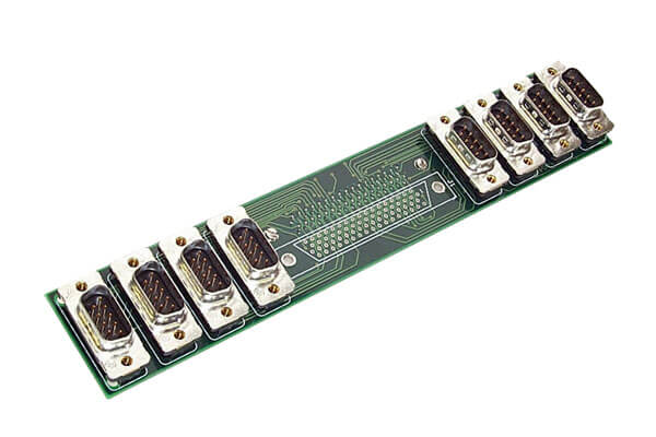 8-Position DB-9 Male Transition Panel